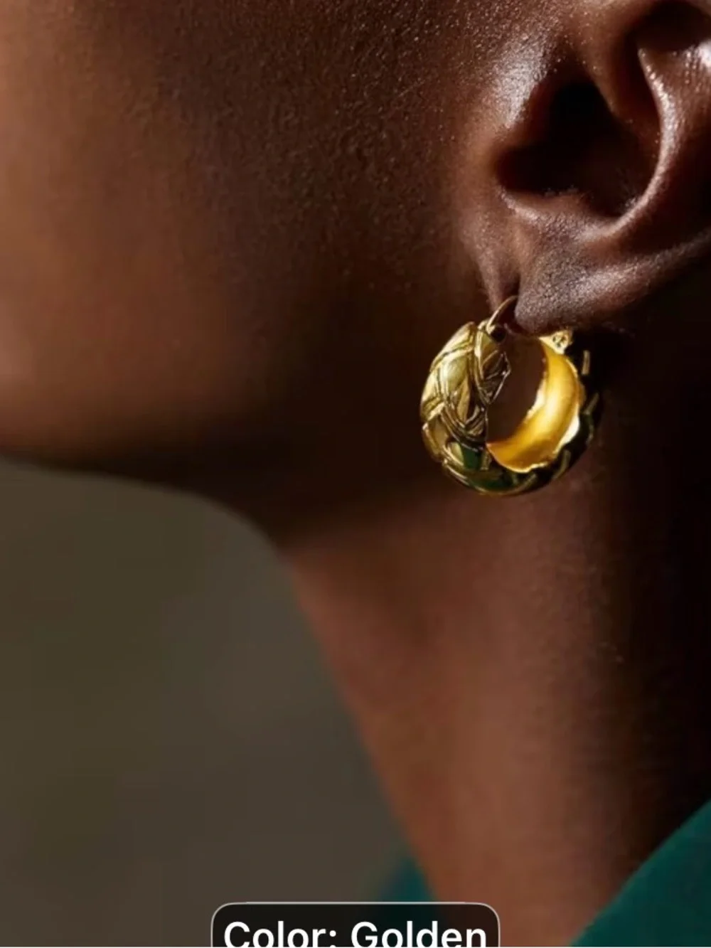 Braided middle Eastern vintage Gold Hoop Earrings for Women